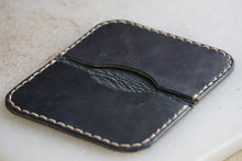 Load image into Gallery viewer, Black Leather Bifold Wallet