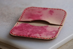 Hand-Dyed Leather Bifold Wallet