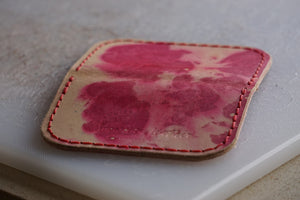 Hand-Dyed Leather Bifold Wallet