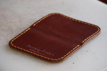 Load image into Gallery viewer, Chestnut Leather Bifold Wallet