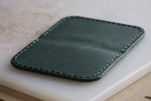 Load image into Gallery viewer, Green Leather Bifold Wallet