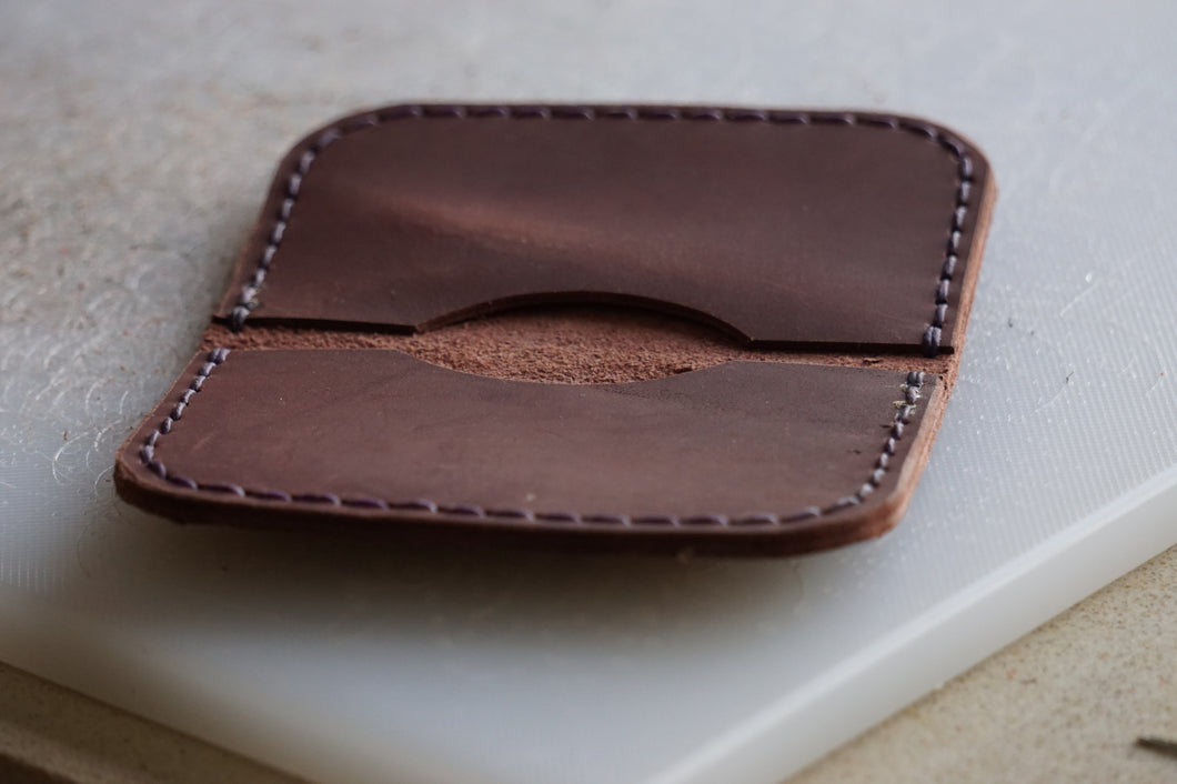 Burgundy Leather Bifold Wallet