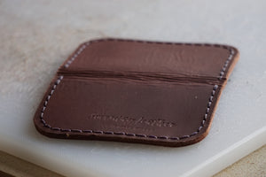 Burgundy Leather Bifold Wallet